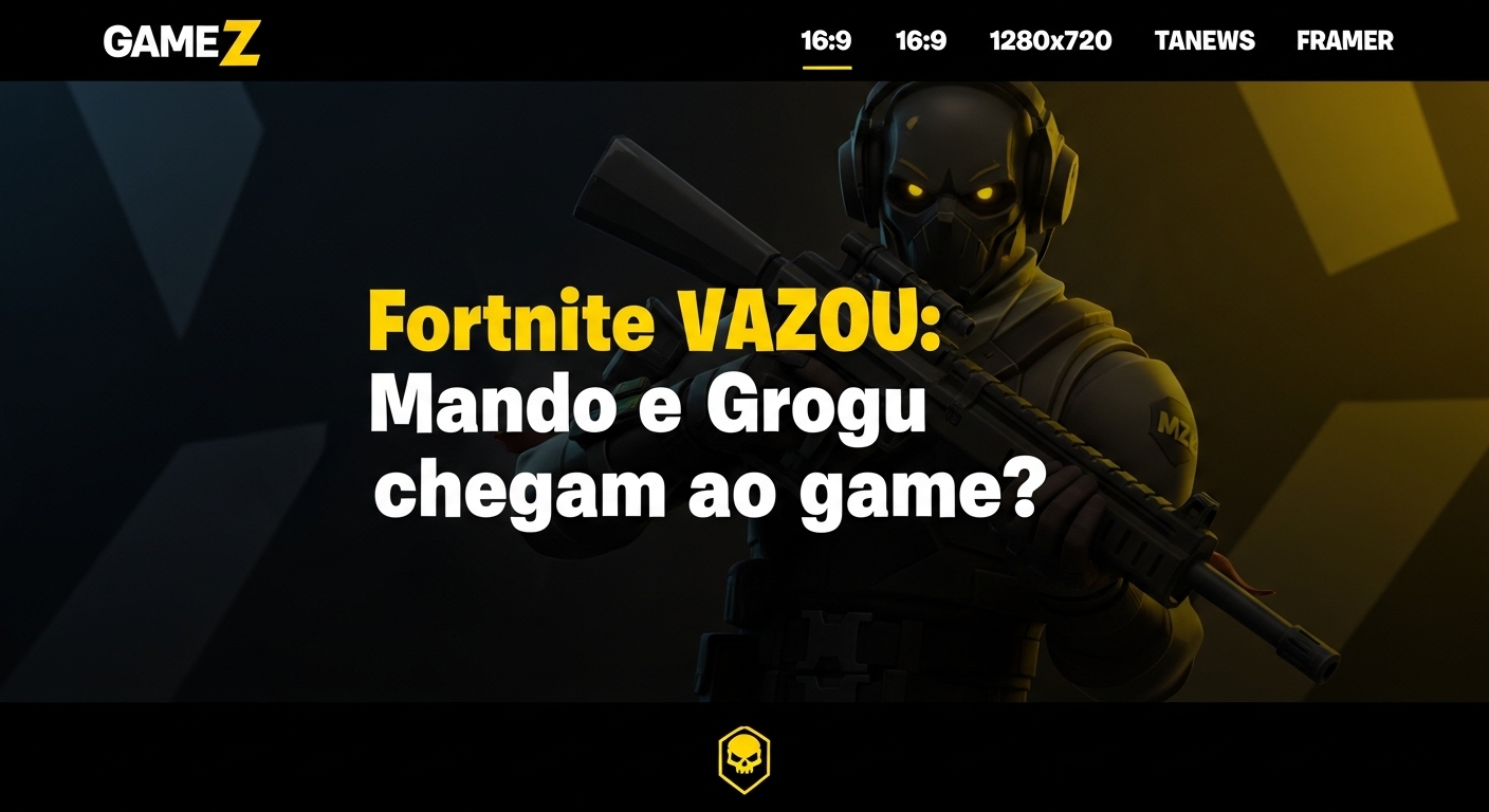 Fortnite VAZOU: Mando e Grogu chegam ao game em breve?