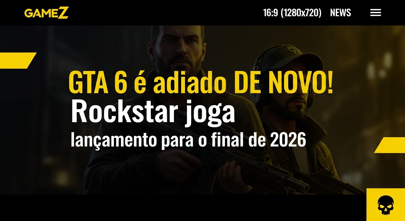 GTA 6 é adiado DE NOVO! Rockstar joga lançamento para o final de 2026