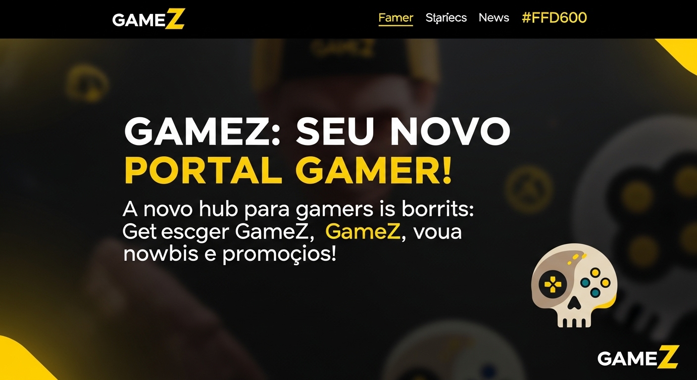 Nasce um novo hub para os gamers: Conheça o GameZ, seu novo portal de notícias e promoções!